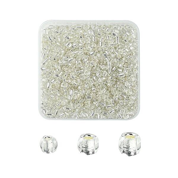48G 3 Styles Christmas Theme Glass Seed Beads