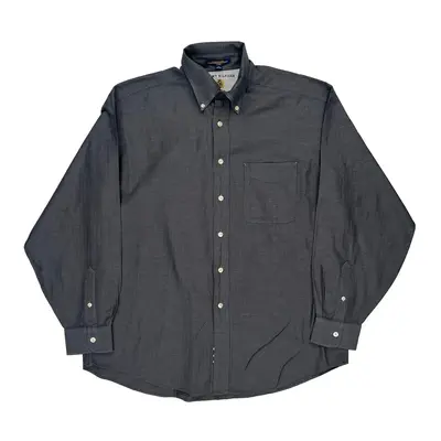 Tommy Hilfiger Shirt - Large Grey Cotton