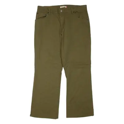 LEVI'S Womens Jeans Green Regular Bootcut W34 L30