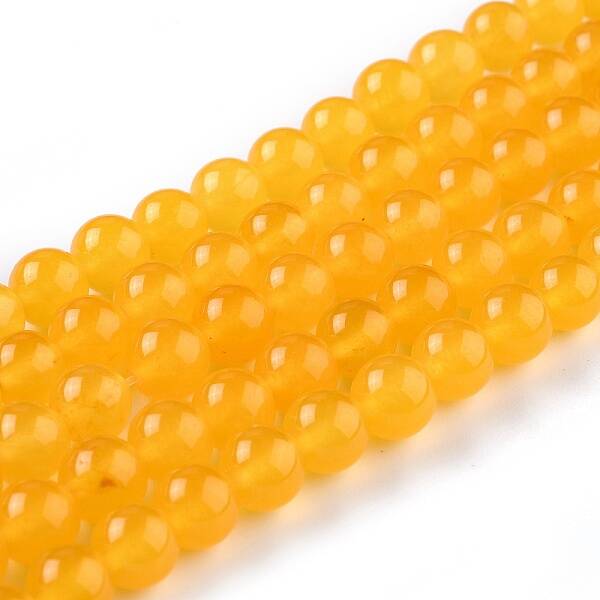 Natural White Jade Beads