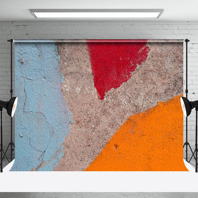 Vintage Simple Cracked Graffiti Wall Photo Backdrop - Aperturee