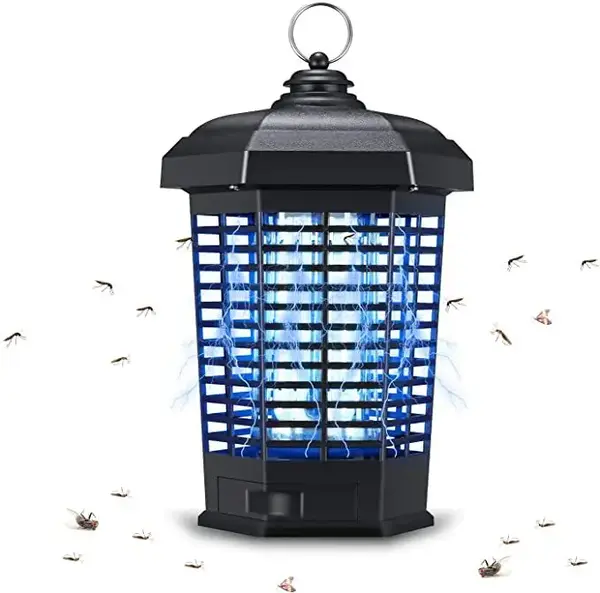 NW2Lbs Bug Zapper Outdoor, 20W Mosquito Zapper with Dusk to Dawn Light Sensor, 4200V Electric Bug Zapper Indoor and Outdoor U...