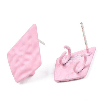 Spray Painted Iron Stud Earring Findings
