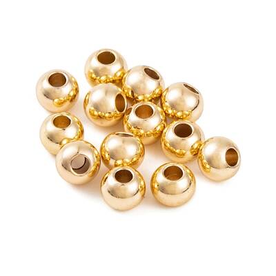 Rack Plating Brass Spacer Beads