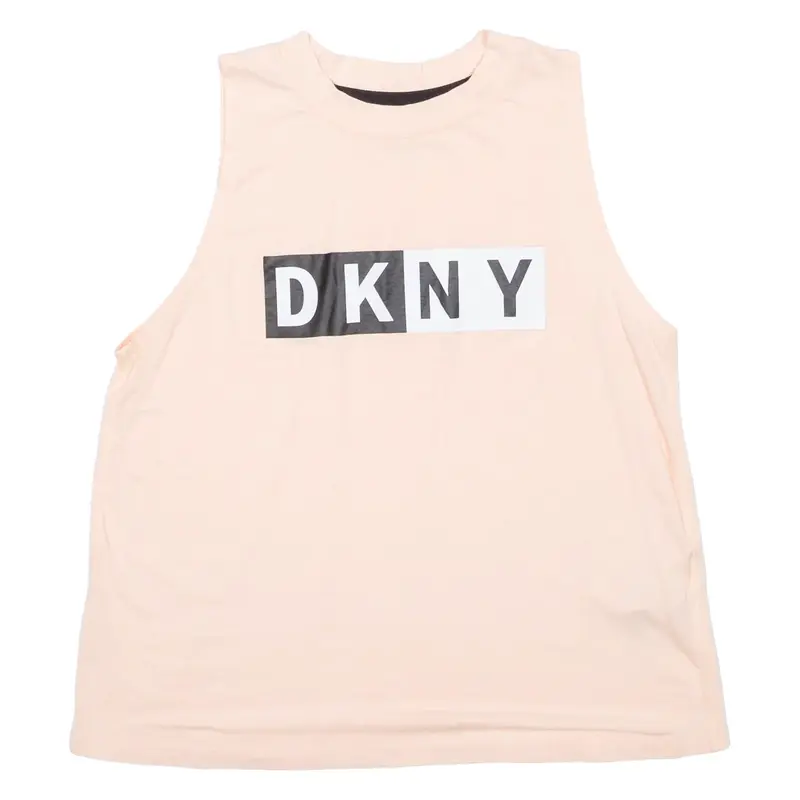 DKNY SPORT Womens Vest Pink Sleeveless S