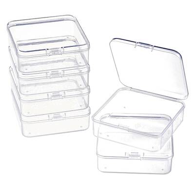 Square Plastic Bead Storage Containers