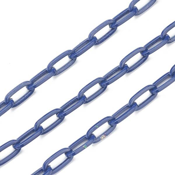 3.28 Feet Eco-friendly Spray Painted Handmade Brass Paperclip Chains