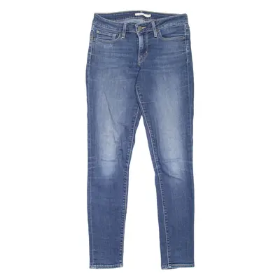 LEVI'S 711 Womens Jeans Blue Slim Skinny Stone Wash W27 L32