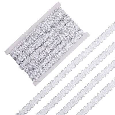 Polyester Wavy Lace Ribbons
