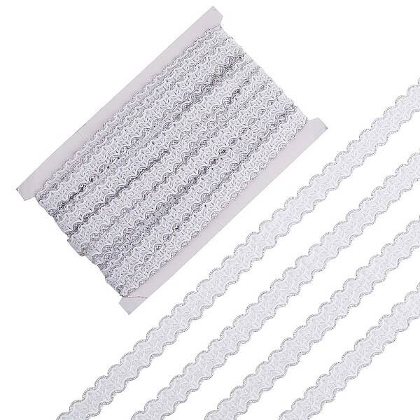 Polyester Wavy Lace Ribbons