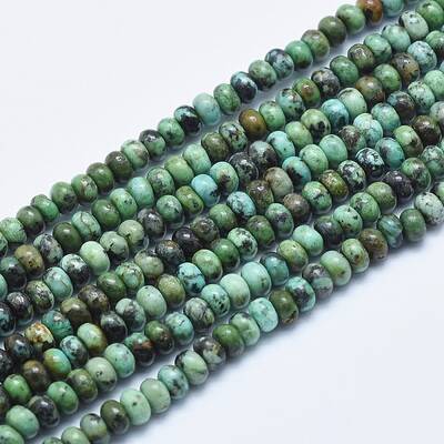 Natural African Turquoise(Jasper) Beads Strands