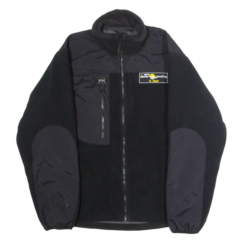 HELLY HANSEN Mens Fleece Jacket Black M
