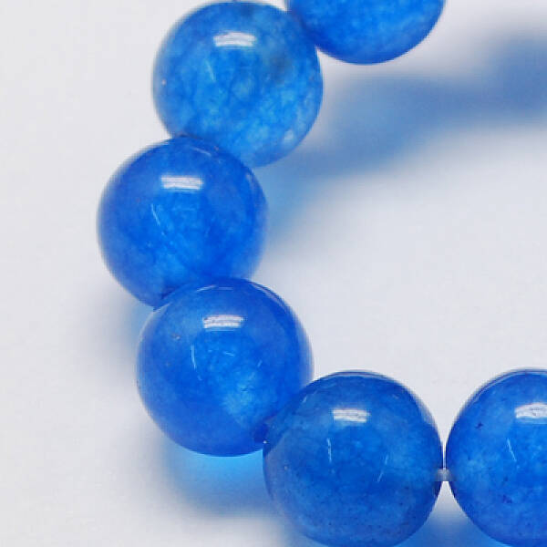 Natural White Jade Bead Strands