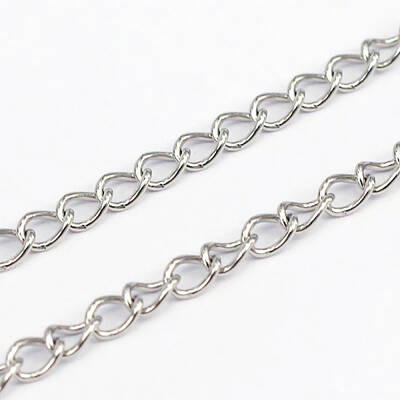 Tarnish Resistant 304 Stainless Steel Curb Chains