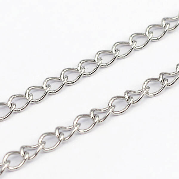Tarnish Resistant 304 Stainless Steel Curb Chains