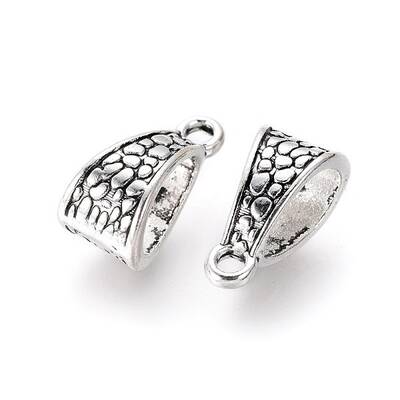 Tibetan Style Alloy Tube Bails