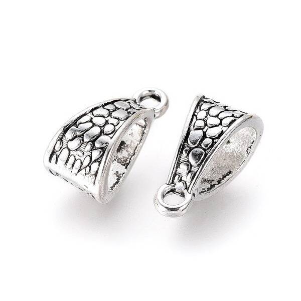 Tibetan Style Alloy Tube Bails