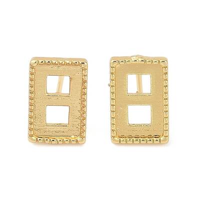 Brass Stud Earring Findings