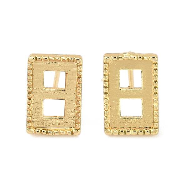 Brass Stud Earring Findings