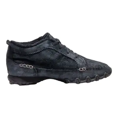 SKECHERS Sneaker Trainers Black Leather Womens UK 5.5