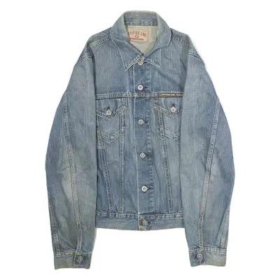 REPLAY Mens Denim Jacket Blue S