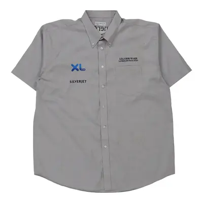 Le Mans 24Hrs 2007 Size 19 Kustom Kit Short Sleeve Shirt - 3XL Grey Cotton