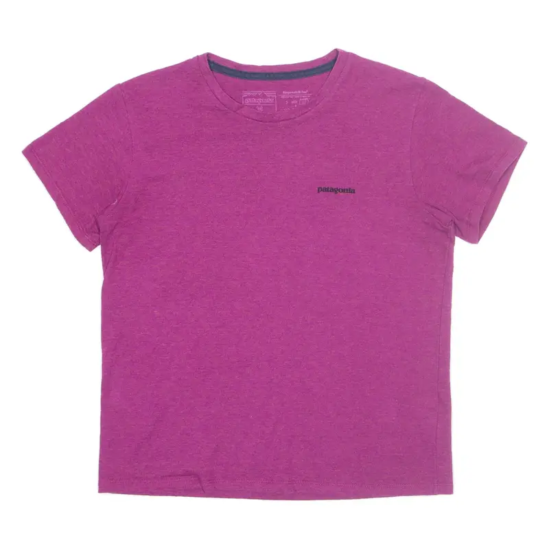 PATAGONIA Womens T-Shirt Purple M