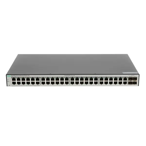 HP J9981A#B2C | OfficeConnect 1820 Series 1820-48G 48 x 10/100/1000Base-T RJ-45 and 4 x SFP (mini-GBIC) Ports Layer 2 Managed...