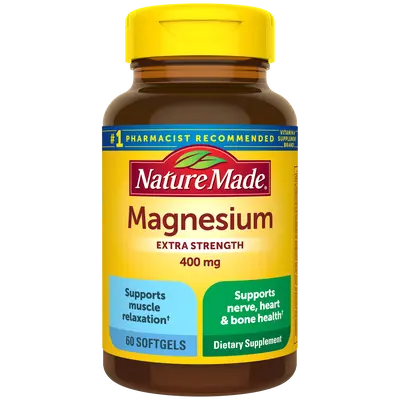 Magnesium Extra Strength 400 mg Softgels