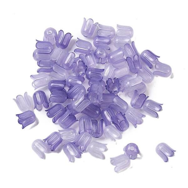 Transparent Acrylic Beads Caps