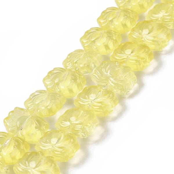 Transparent Glass Beads Strands