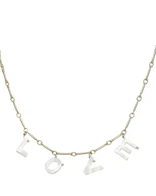 Love Necklace - BACK IN STOCK 05/29/2025 | Metal Color: Gold