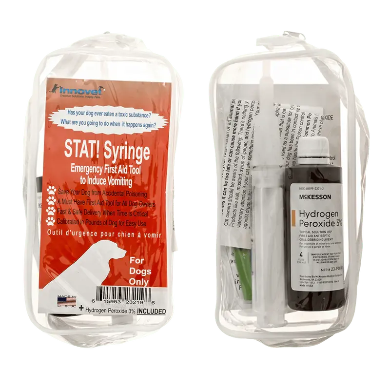 STAT!Syringe® to Induce Vomiting in Dogs in an Emergency!