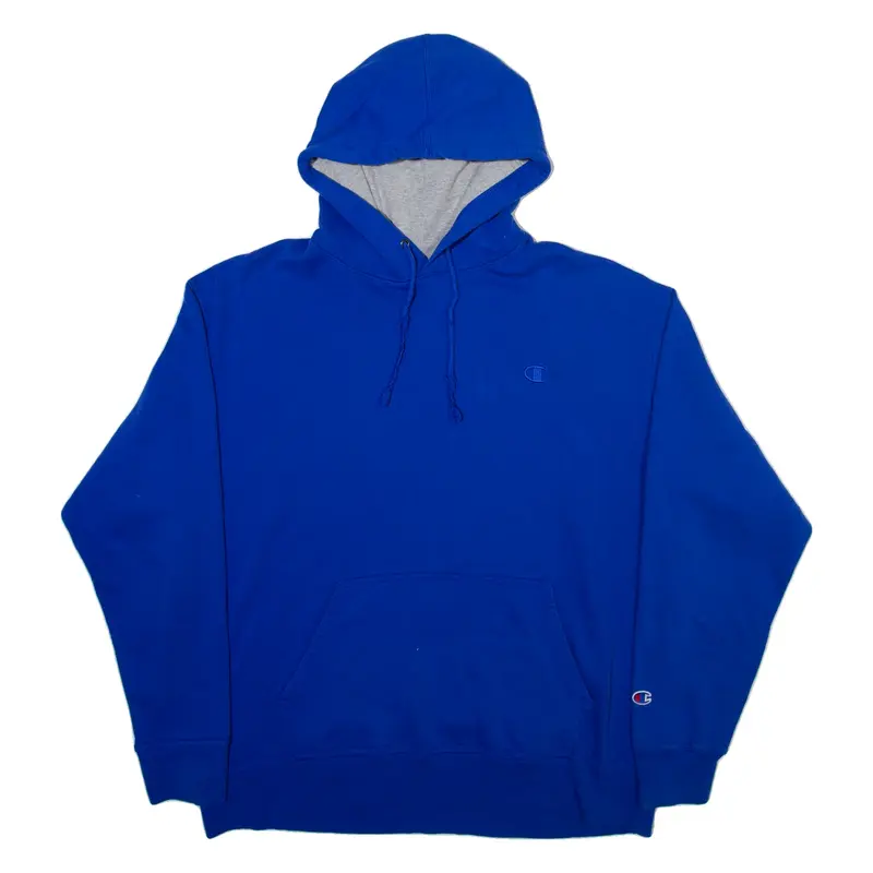 CHAMPION Mens Blue Hoodie XL