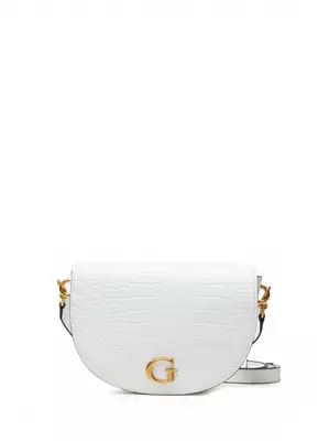 Guess, Danna, polyurethane, fabric bag, white, HWCA8420190WHI, women, 24 x 17 x 5 cm