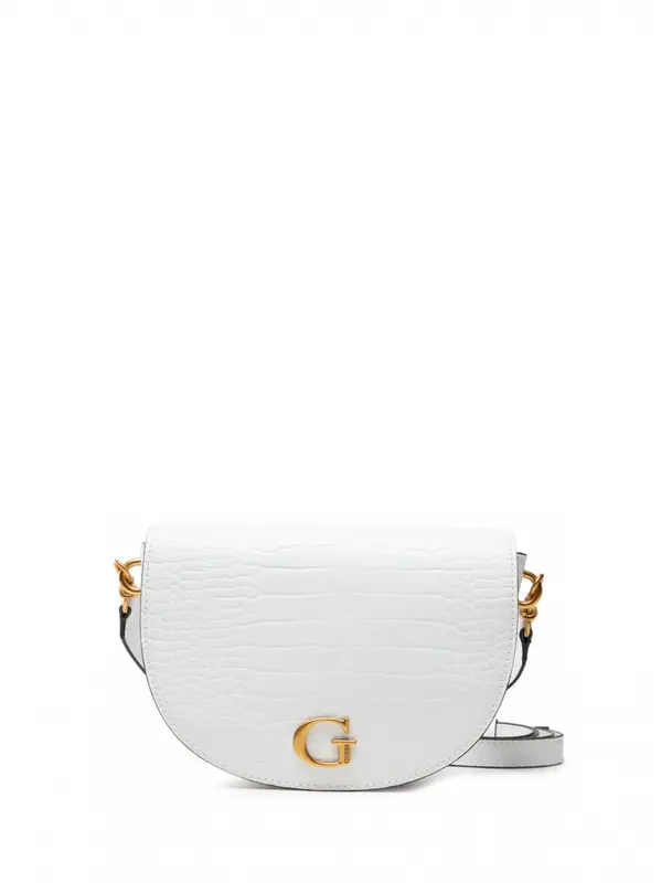 Guess, Danna, polyurethane, fabric bag, white, HWCA8420190WHI, women, 24 x 17 x 5 cm