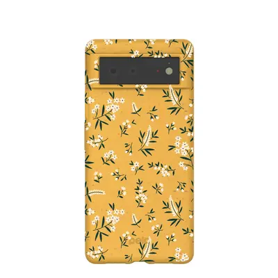 Honey White Posies Google Pixel 6 Case