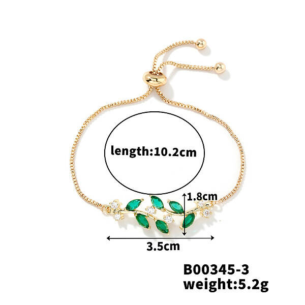 Fashionable European and American Style Rhinestone Slider Bracelets