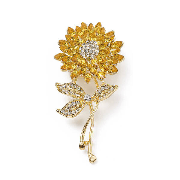 Rhinestone Brooch Pin