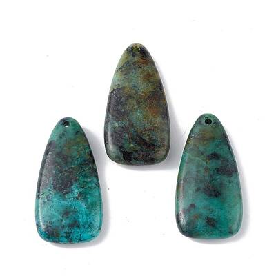Natural African Turquoise(Jasper) Pendants