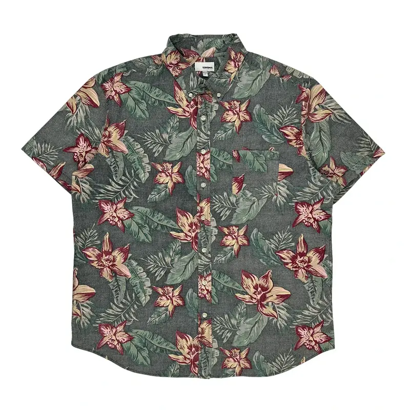 Sonoma Hawaiian Shirt - XL Multicoloured Cotton Blend