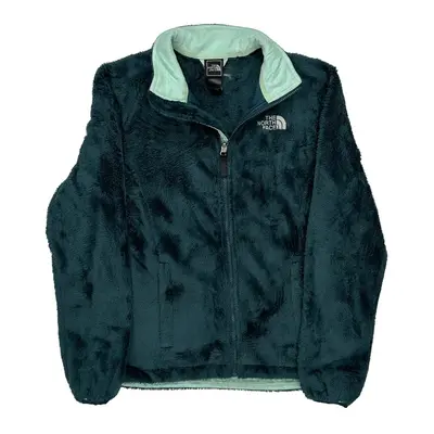 The North Face Fleece Jacket - Small Green Polyester