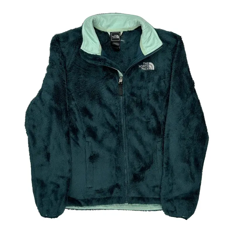The North Face Fleece Jacket - Small Green Polyester