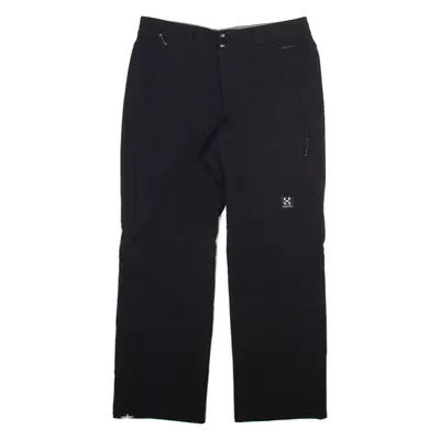 HAGLOFS Womens Trousers Black Regular Straight W30 L27