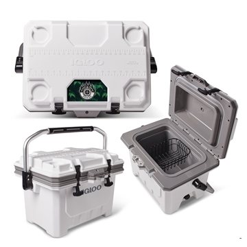 1 Custom Igloo IMX 24 Quart, 35-Can Cooler - 4 Day Ice Retention & ...