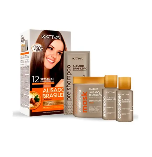 Brazilian straightening kit Kativa 225 ml