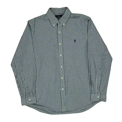 Ralph Lauren Checked Shirt - XL Blue Cotton