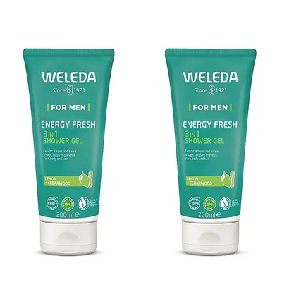 Weleda Men's Shower Gel 3in1 Energy Fresh 2x200ml