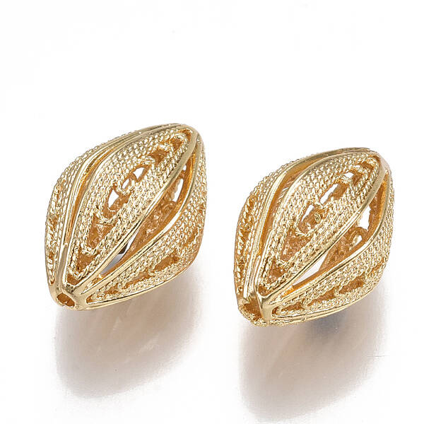 Brass Filigree Beads