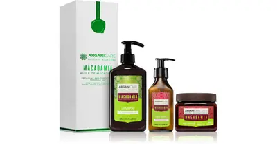 Arganicare Macadamia Program Set Gift Box (for damaged and dry hair) 1 pc
